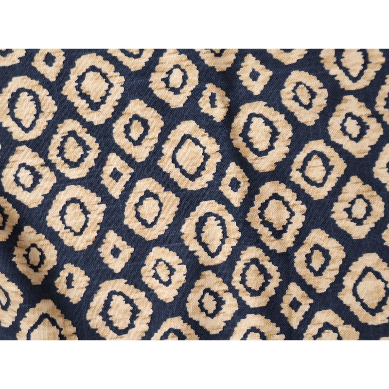 Duralee Fabrics Mimosa Fabric in Navy
