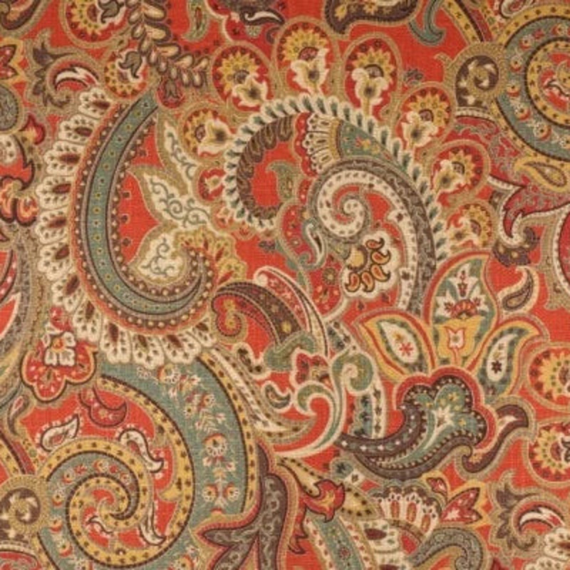 Mill Creek Collence - Cliffside Fabric in Ming Red