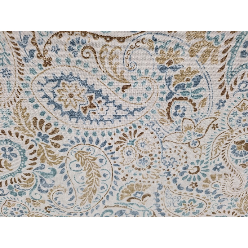Mill Creek Hamilton Weathered Paisley in Aqua/Cocoa