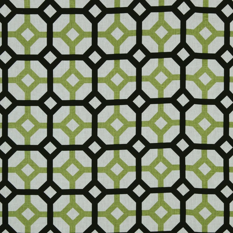 Robert Allen Sutton Range Linen Fabric in Kiwi