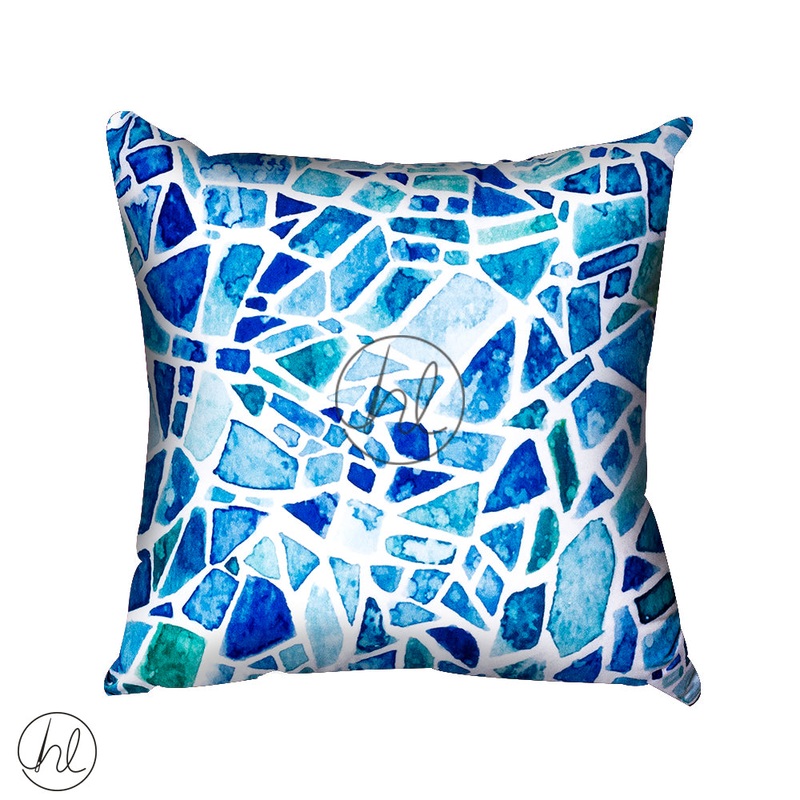 SCATTER CUSHION ASSORTED BLUE 50X50CM