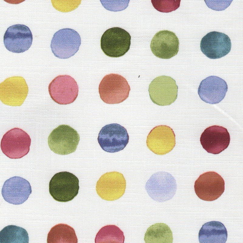 Swavelle/Mill Creek Dot and Polka Dot Fabric in Carnival
