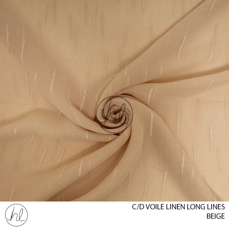 Voile Linen Long Lines fabric