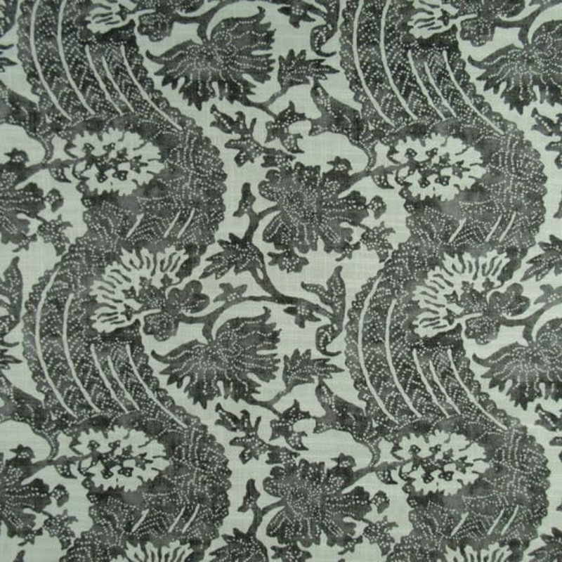 Waverly Brevard Fabric in Cinder