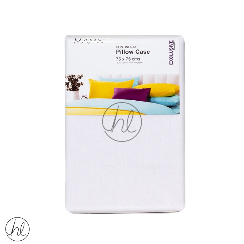 Continental Pillow Cases White 75x75cm