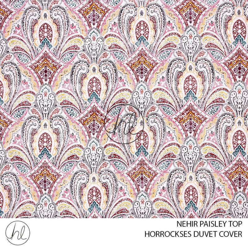 HORROCKSES DUVET COVER DESIGN 01 NEHIR PAISLEY TOP KING