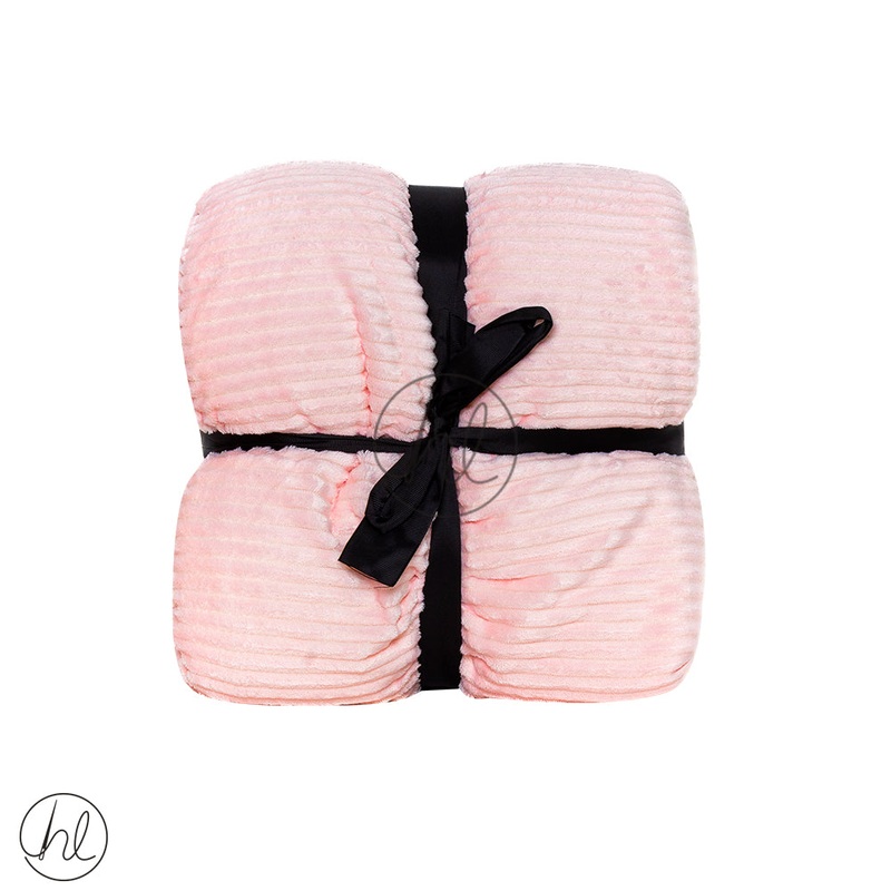Pineapple Sherpa Throw Assorted Pink 150x200cm