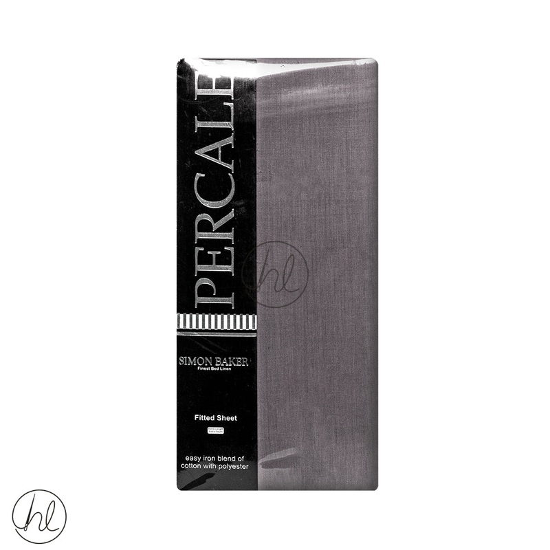 Polycotton Fitted Sheet 200T Extra Length And Depth Grey Queen