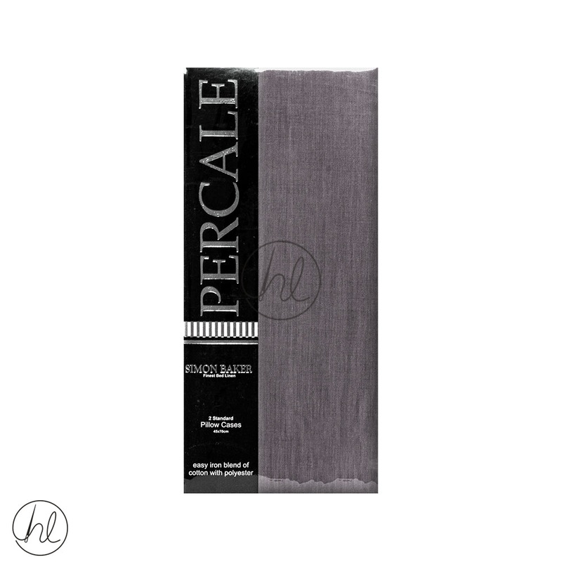 Polycotton  Standard Pillow Case 200T Grey 45x70cm