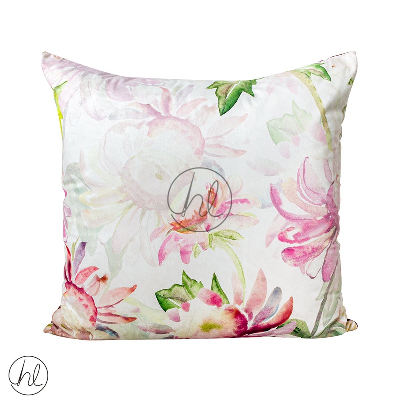 PRINTED SCATTER CUSHION DESIGN 10 PINK 60X60CM