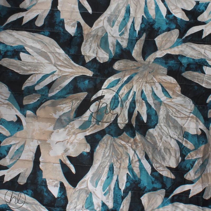 QUILT PEACH SKIN FLOW 3PCE 230X200 FLORAL FREE