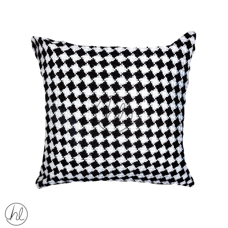 SCATTER CUSHION ABY-4724 BLACK 45X45CM
