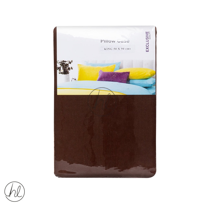 Standard King Pillow Cases LP Chocolate 50x90cm