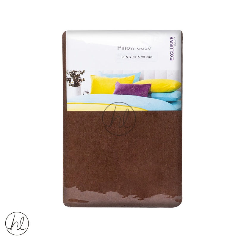 Standard King Pillow Cases LP Light Brown 50x90cm