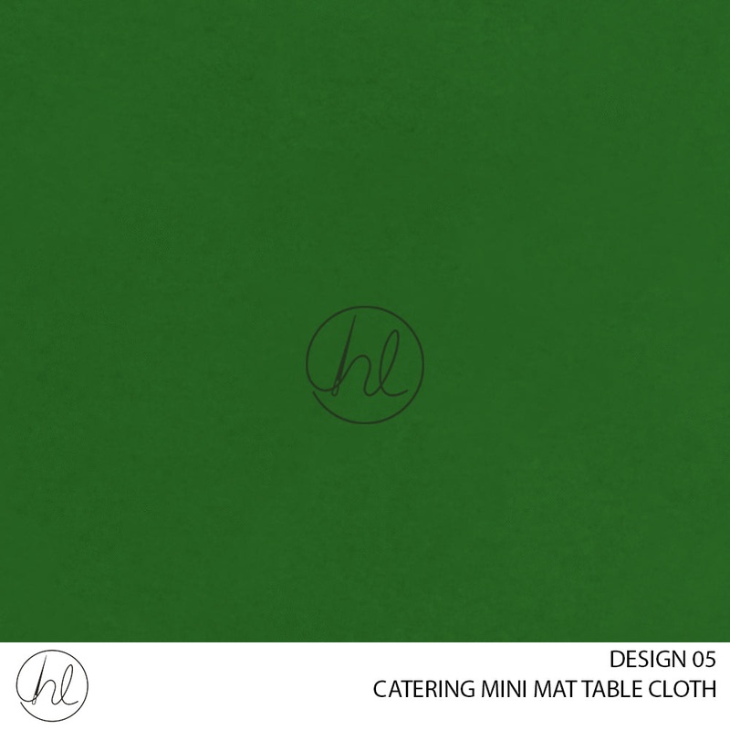 CATERING MINI MATT TABLE CLOTH LJ GREEN 145X250