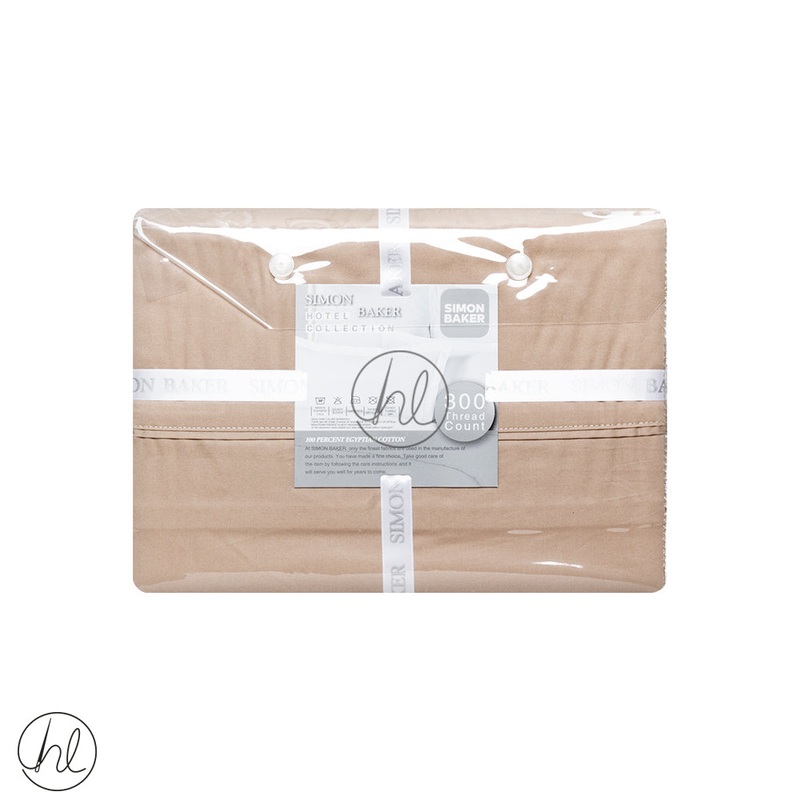 Egyptian Giza Cotton Standard Pillow Cases 300T Stone King