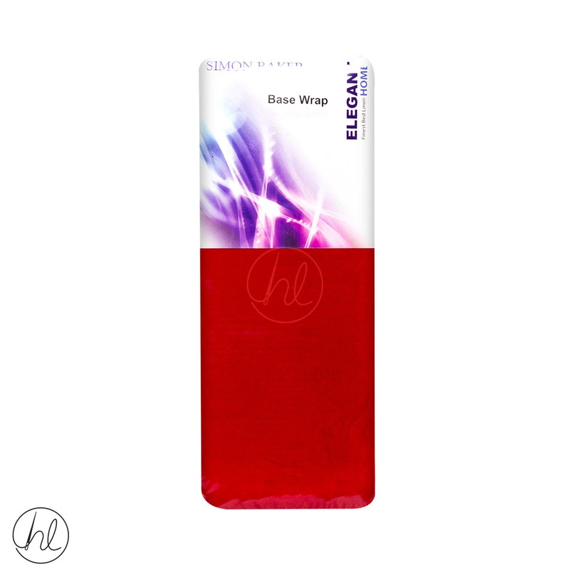 Extra Depth Base Cover Polycotton Red 3/4
