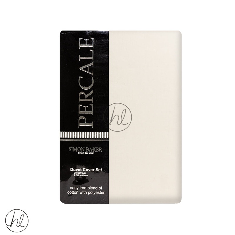 Polycotton Duvet Cover 200T Cream Double