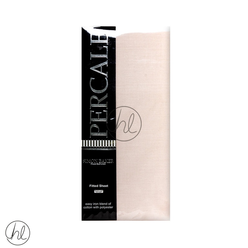 Polycotton Fitted Sheet 200T Extra Depth Cashmere 3/4