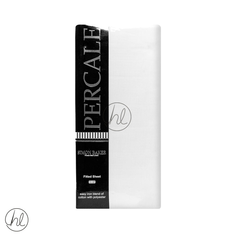 Polycotton Fitted Sheet 200T Extra Length And Depth White King