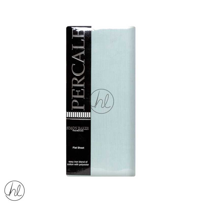 Polycotton Flat Sheet 200T Duck Egg King