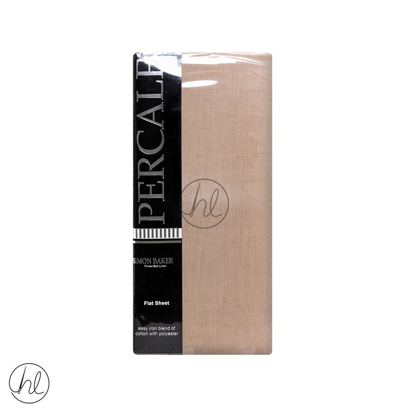 Polycotton Flat Sheet 200T Stone Queen