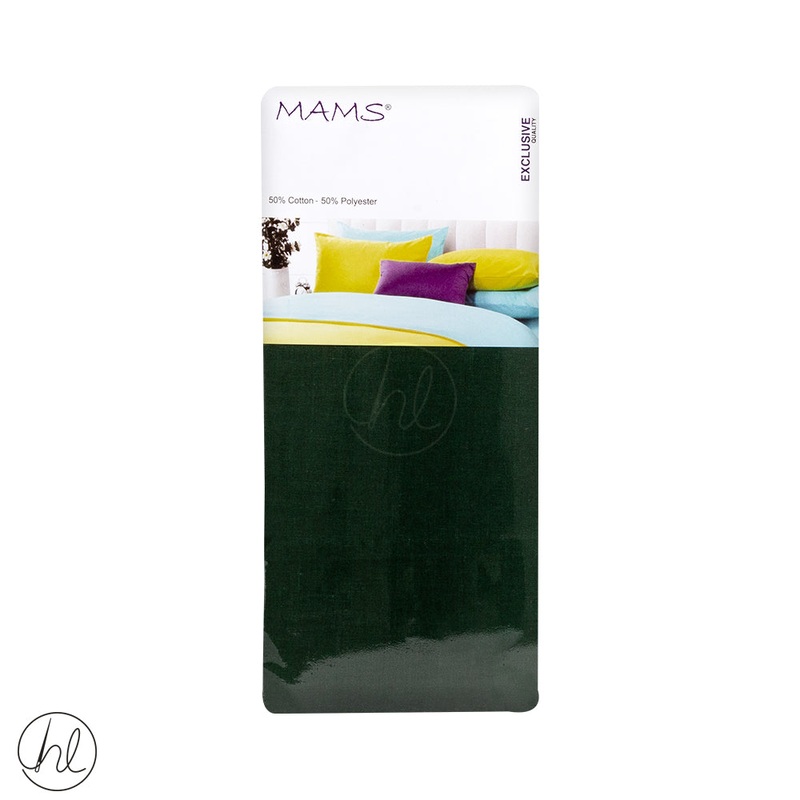 Polycotton Flat Sheet LS Bottle Green 3/4