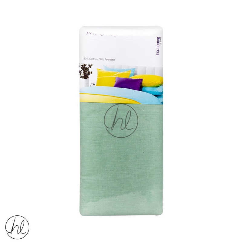 Polycotton Flat Sheet LS Fern Green Queen