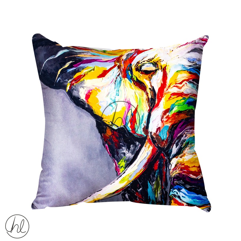 SCATTER CUSHION ASSORTED RAINBOW 50X50CM