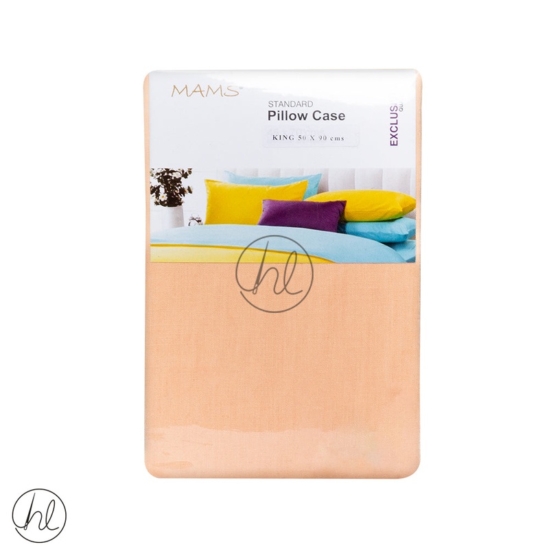 Standard King Pillow Cases LP Peach 50x90cm
