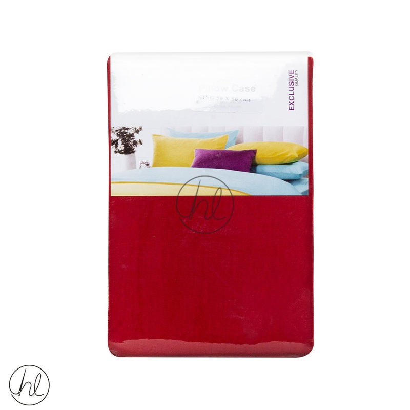 Standard King Pillow Cases LP Red 50x90cm