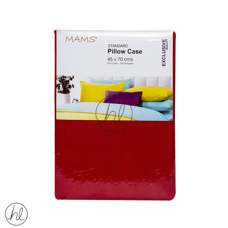 Standard Pillow Cases Red 45x70cm