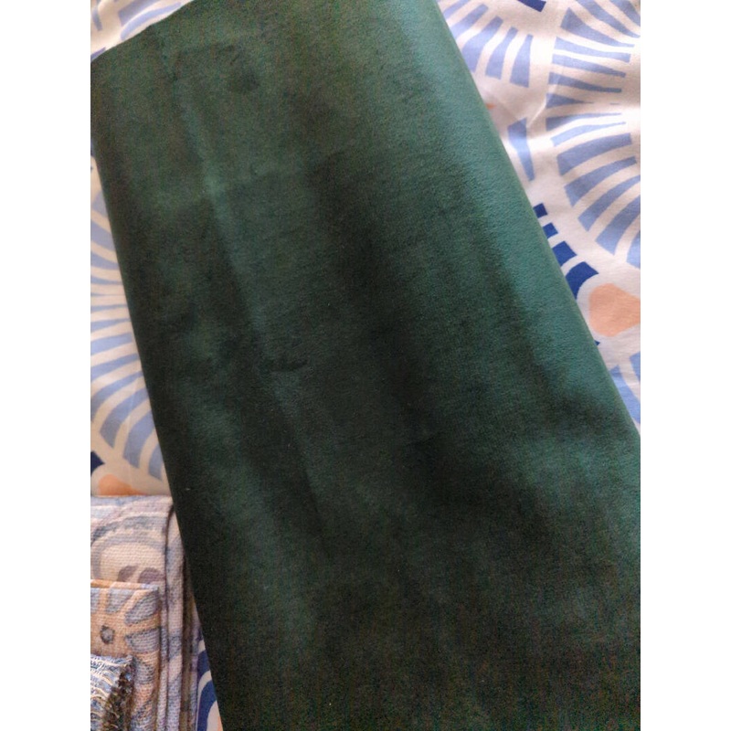 #1 Forest Green Upholstery Fabric Remnant