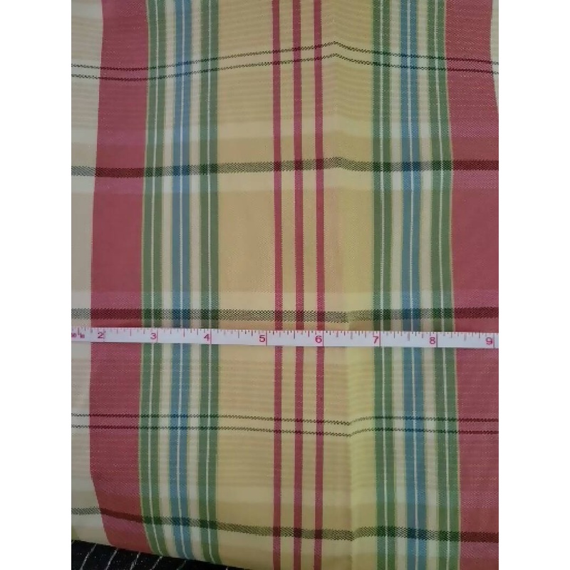 3 3/8 yds 56" Plaid decorator Fabric