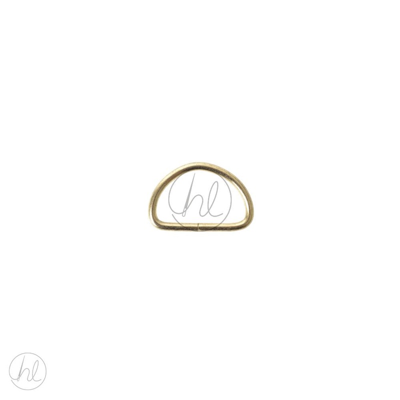 D-RING METAL  GOLD MED