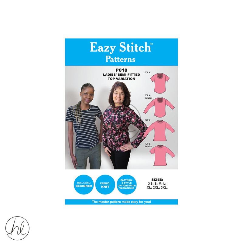 Eazy Stitch Pattrens - Ladies Semi - Fitted Top Variation P018
