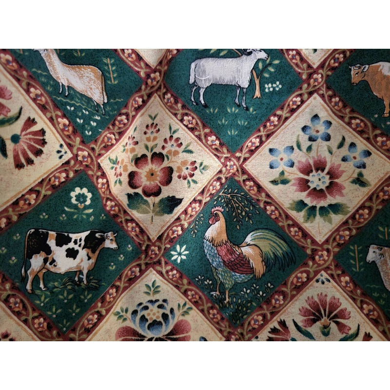 Farm Animals and country print 2 yards