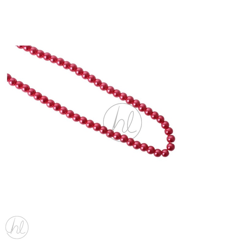 PEARL STRING  RUBY RED FREE