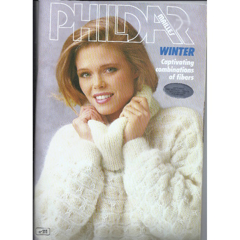 Phildar Mailles Magazine - Winter, 3rd Trimester 1984, #111 Vintage