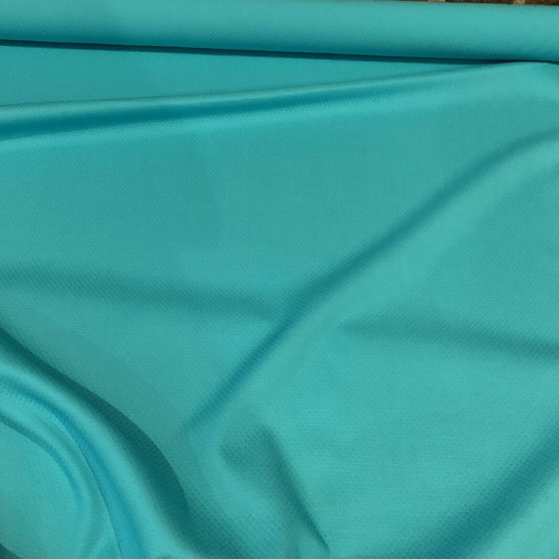 Quilted Turquoise Cotton and Polyester - Yardage