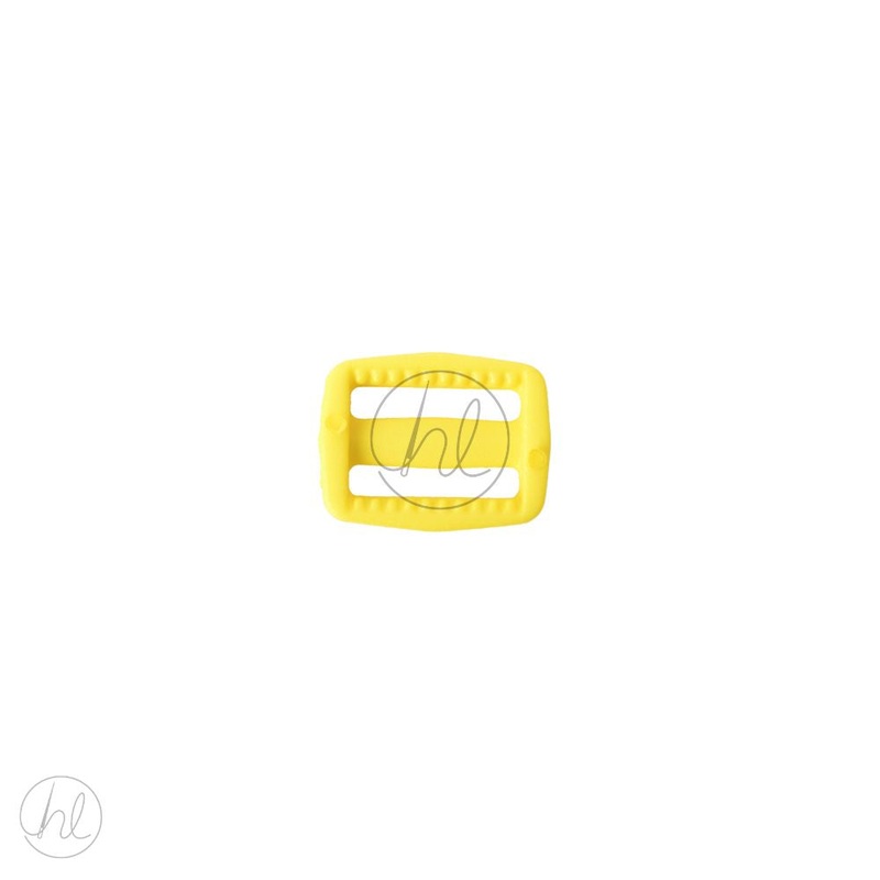 STRAP ADJUSTER YELLOW 19mm