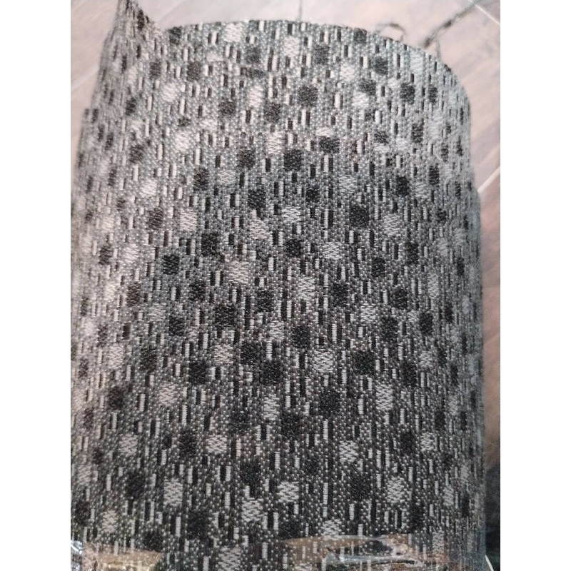Upholstery woven fabric grey scrap bundle