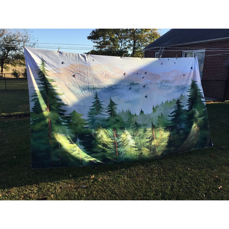 winter evergreen tapestry Gorgeous!!