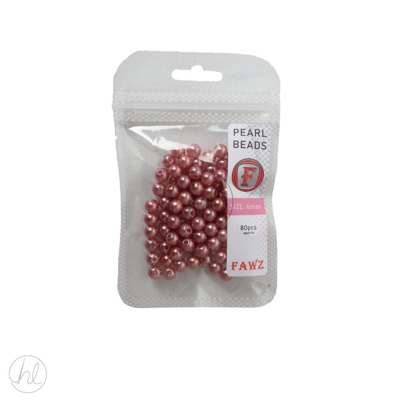 BEADS PEARL 6MM  IRIS FREE