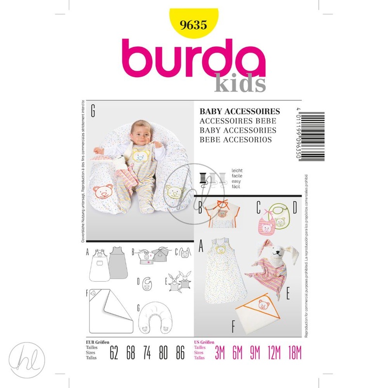 BURDA DRESS YELLOW A/S   9635   EACH