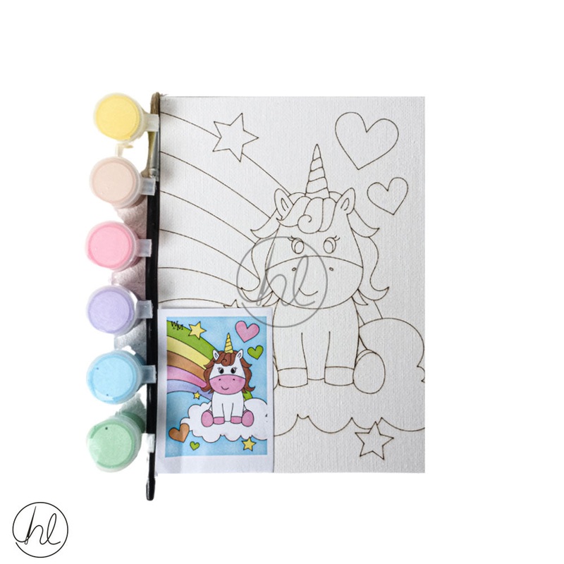 Canvas Board Prt Unicorn