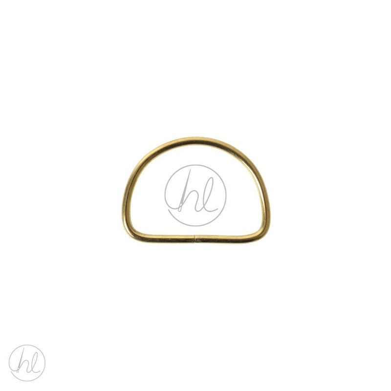 D-RING METAL  GOLD LRG