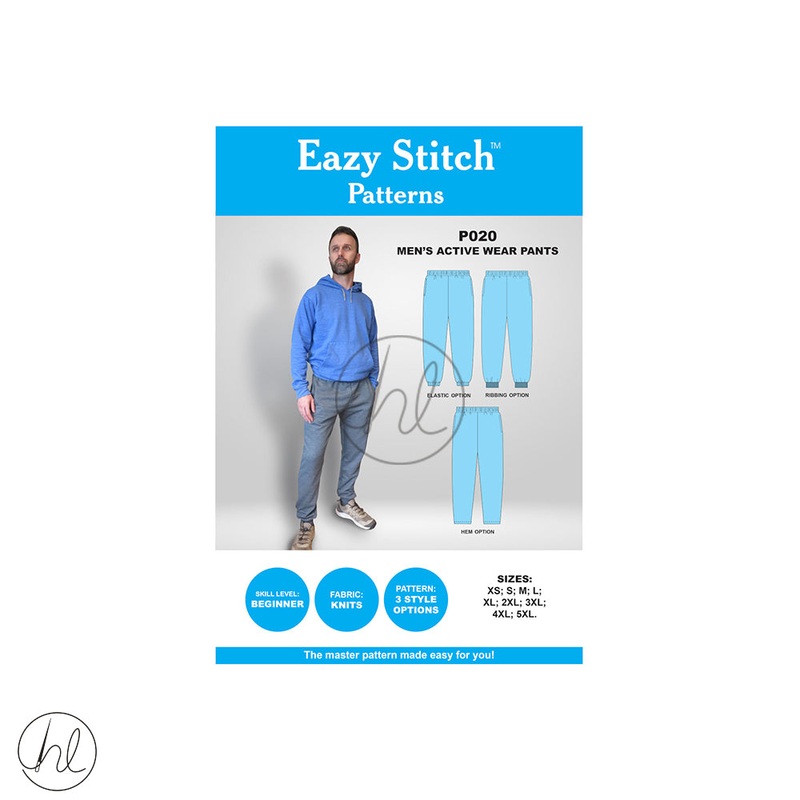 Eazy Stitch Patterns - Men's Active Wear Pants P020
