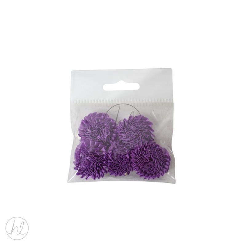 FLOWERS FANCY 5IN  PURPLE FREE