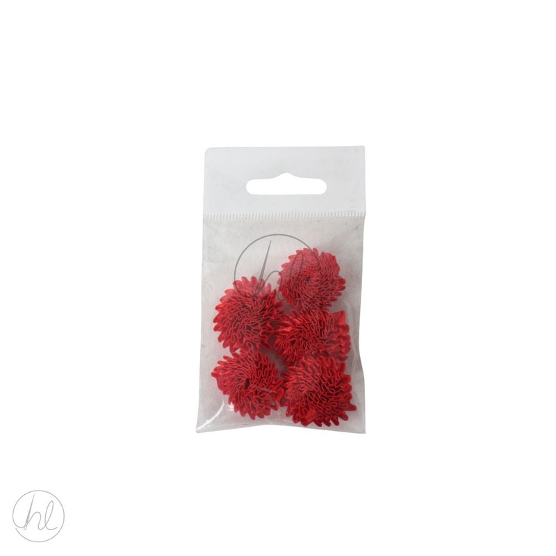FLOWERS FANCY 5IN  RED FREE